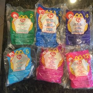 TY Teenie Beanie Babies 6 never opened